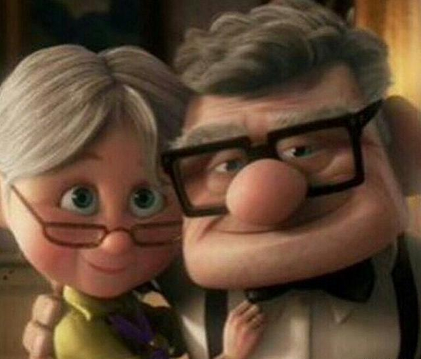 عکس نقاشی صورت پیرزن کارتونی