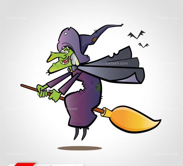 عکس نقاشی صورت پیرزن کارتونی