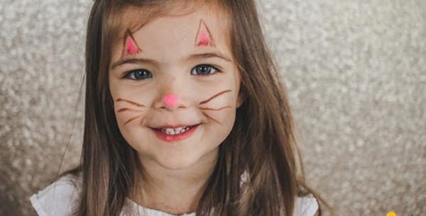 عکس نقاشی صورت گربه ای