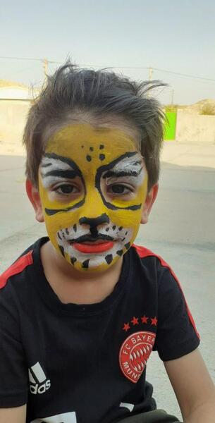 عکس نقاشی رو صورت موش