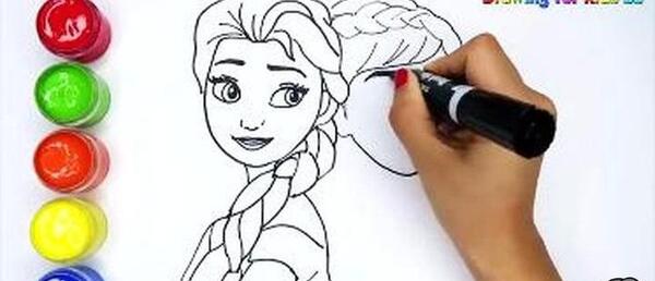 عکس نقاشی السا و آنا آسان