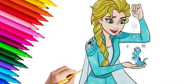 عکس نقاشی السا و آنا آسان