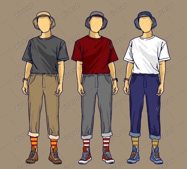 عکس نقاشی آدم پسر