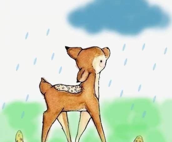 عکس نقاشی آهو آسان