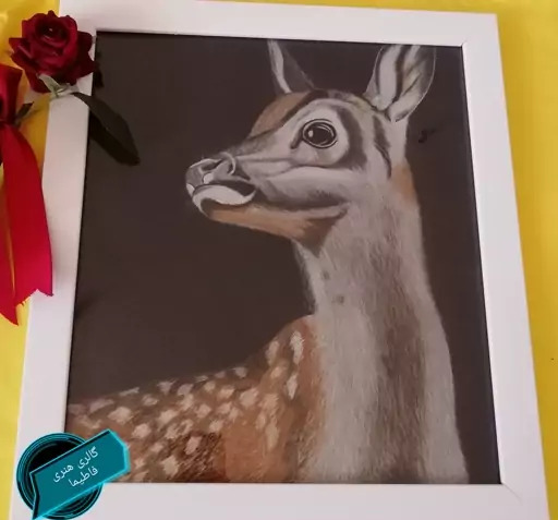عکس نقاشی آهو زیبا