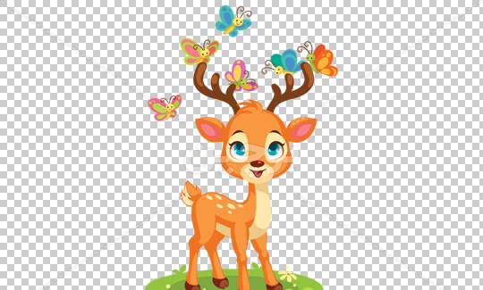 عکس نقاشی آهو حرفه ای