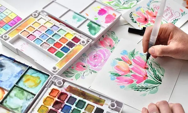 عکس نقاشی با آبرنگ حرفه ای