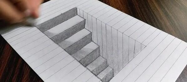 عکس نقاشی با اشکال هندسی سخت