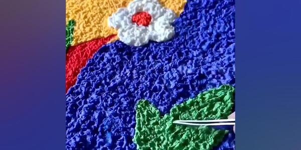 عکس نقاشی با دستمال کاغذی