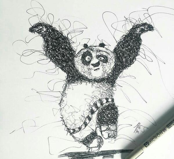 عکس نقاشی پاندای