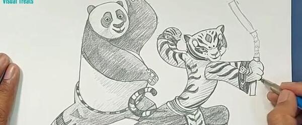 عکس نقاشی پاندای