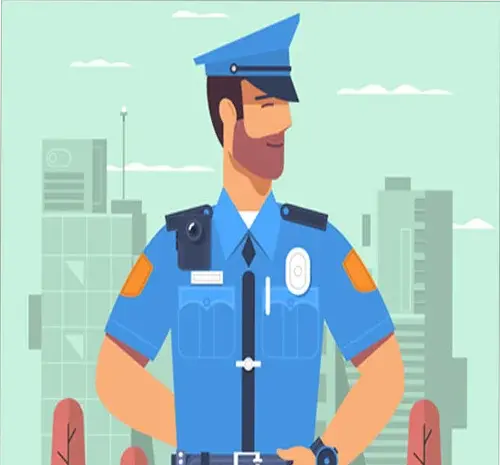 عکس نقاشی پلیس مهربان
