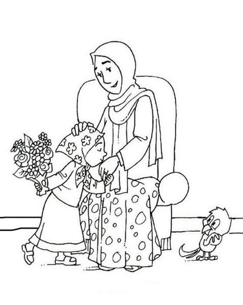 عکس نقاشی تولد مادر