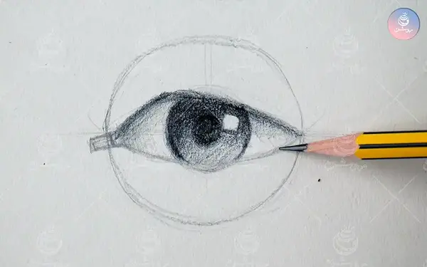 عکس نقاشی چشم واقعی