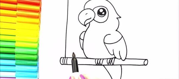 عکس نقاشی حیوانات زیبا و ساده