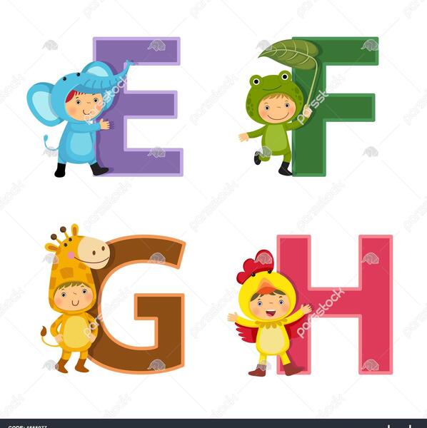 عکس نقاشی حروف الفبای فارسی به شکل حیوانات