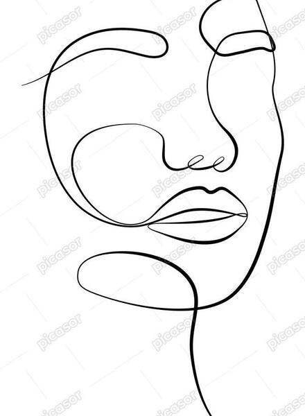 عکس نقاشی خطی ساده