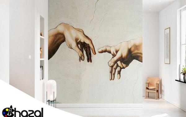 عکس نقاشی دست خدا به انگلیسی