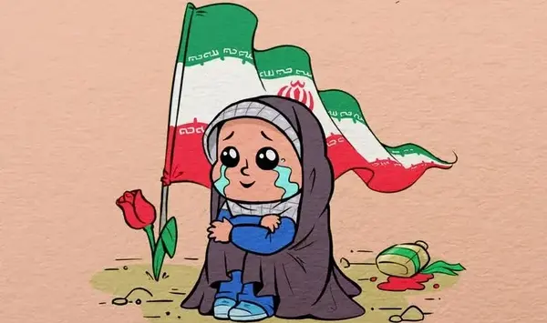 عکس نقاشی دهه فجر کودکانه آسان
