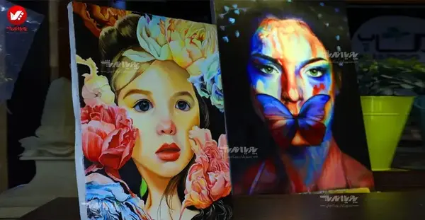 عکس نقاشی ذهنی و واقعی