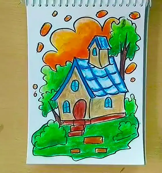 عکس نقاشی ذهنی کودکانه
