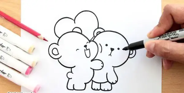 عکس نقاشی ذره بین کیوت