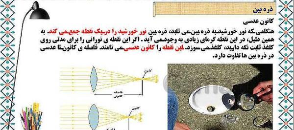 عکس نقاشی ذره بین کلاس پنجم