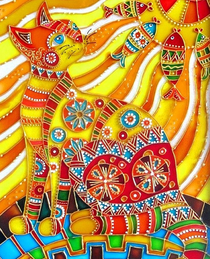 عکس نقاشی روی شیشه ویترای