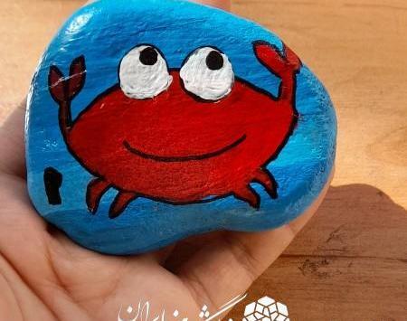 عکس نقاشی روی سنگ فانتزی