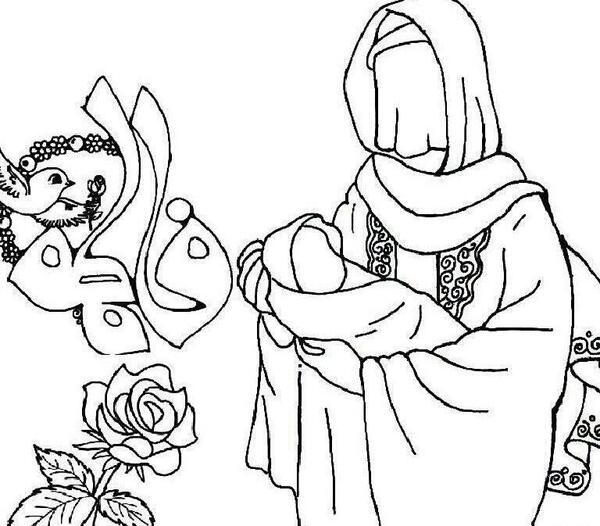 عکس نقاشی روز مادر آسان