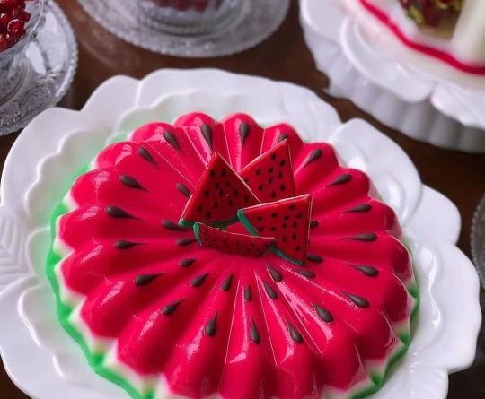 عکس نقاشی ژله یلدایی