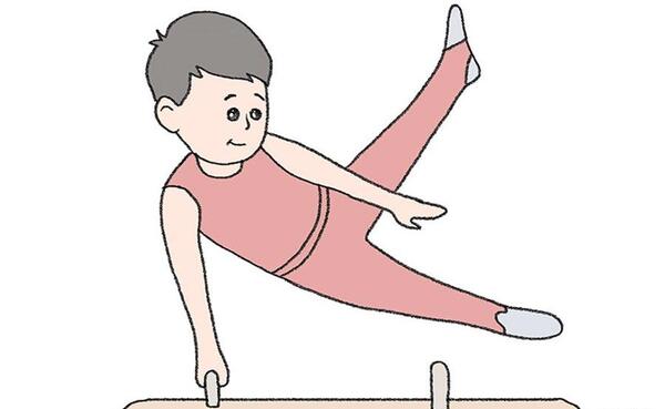 عکس نقاشی ورزشی ژیمناستیک دخترانه
