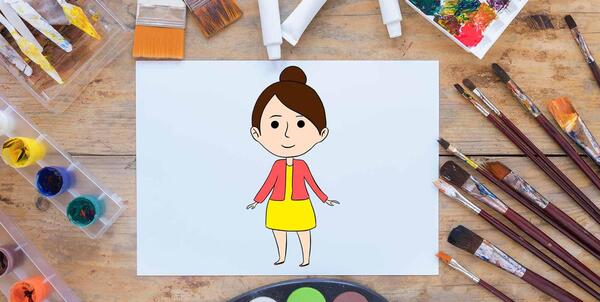 عکس نقاشی ژاکت کارتونی