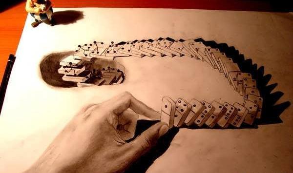 عکس نقاشی سه بعدی باحال