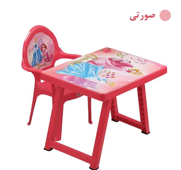 عکس نقاشی کودکانه صندلی و میز