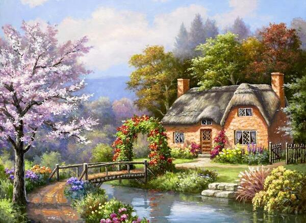 عکس نقاشی طبیعت سخت