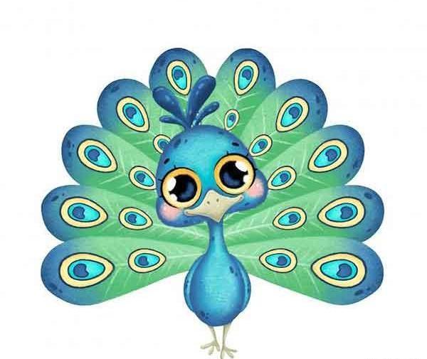 عکس نقاشی طاووس سخت
