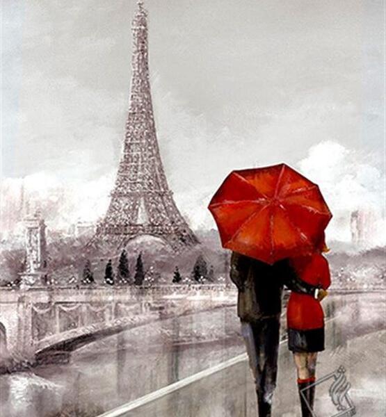 عکس نقاشی عاشقانه زن و مرد