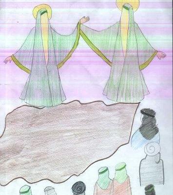 عکس نقاشی عید غدیر کلاس پنجم