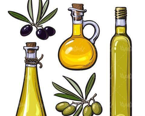عکس نقاشی غذای سالم و روغن سالم