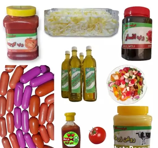 عکس نقاشی غذای سالم و روغن سالم