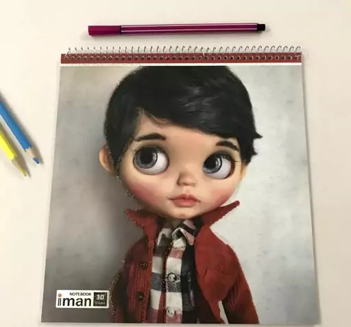 عکس نقاشی فانتزی عروسکی پسرانه