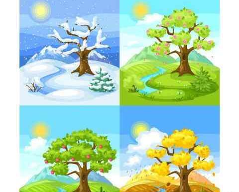 عکس نقاشی فصل پاییز برای پیش دبستانی