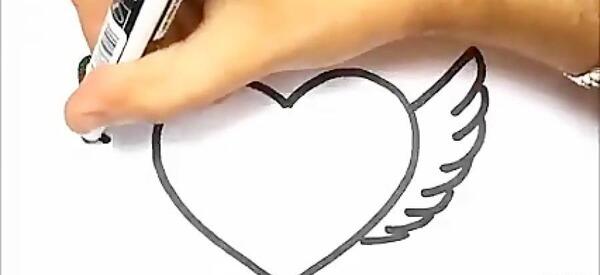 عکس نقاشی قلب سخت