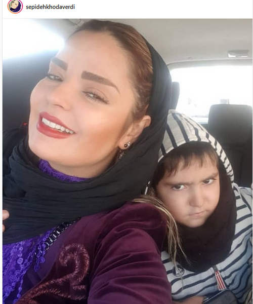 عکس مادر پسر ایرانی