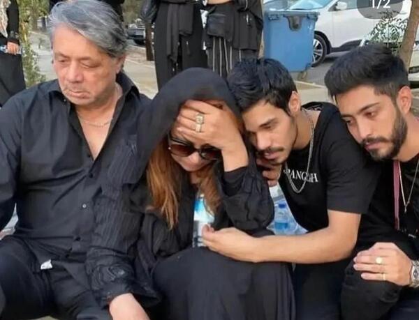 عکس جوانی مادر نسرین مقانلو