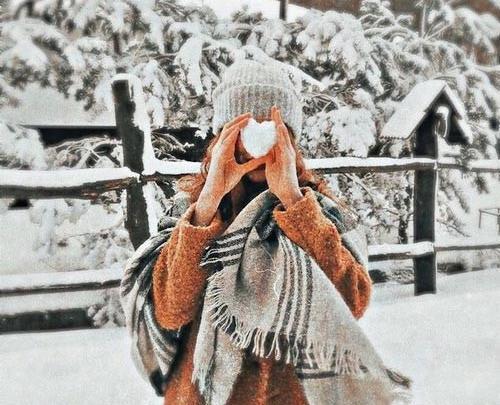 عکس برفی فیک دخترانه