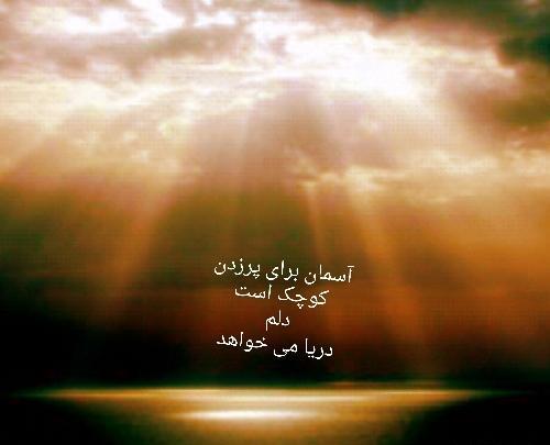 عکس نوشته غم فراق تودر باورم نمی گنجد