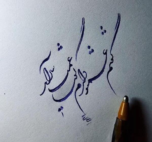عکس نوشته گفتم غم تو دارم