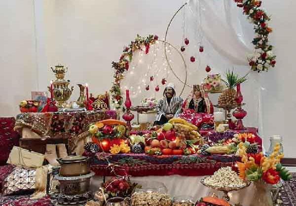 عکس ایده شب یلدای عروس